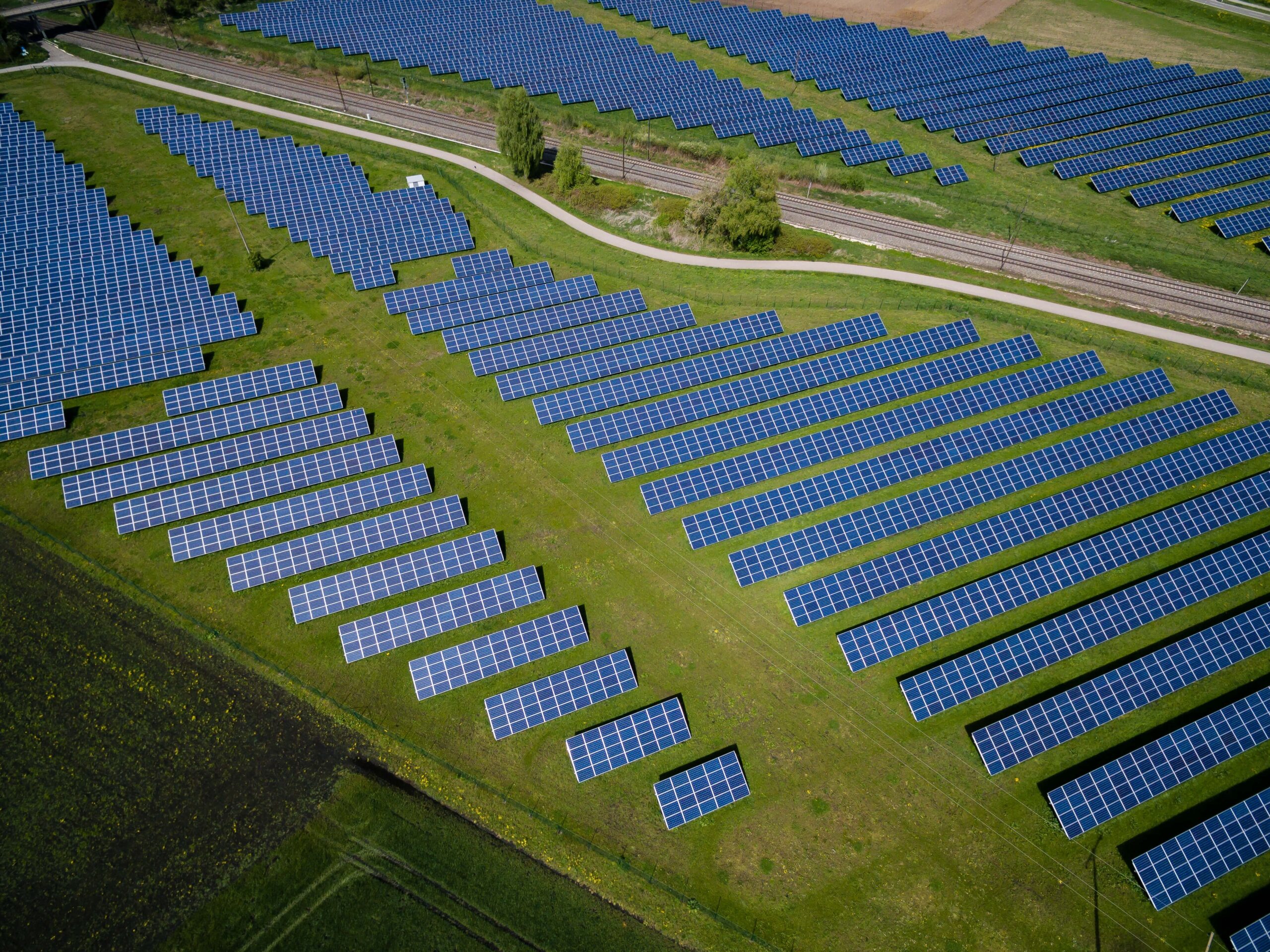 Energiepark Ulm, Solaranlage, Photovoltaik, PV auf Freifläche, Solarpark