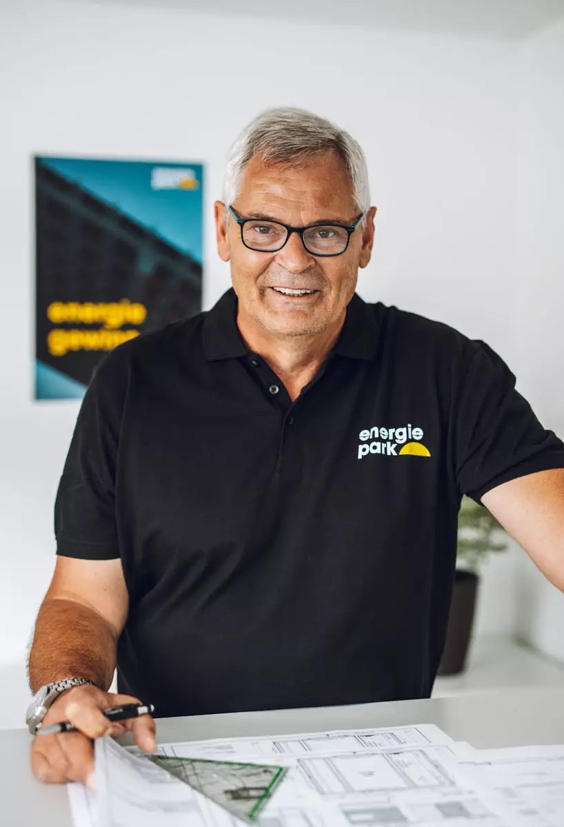 Gunter Vogelgsang, Elektromeister und Elektrotechnische Leitung bei Energiepark Ulm